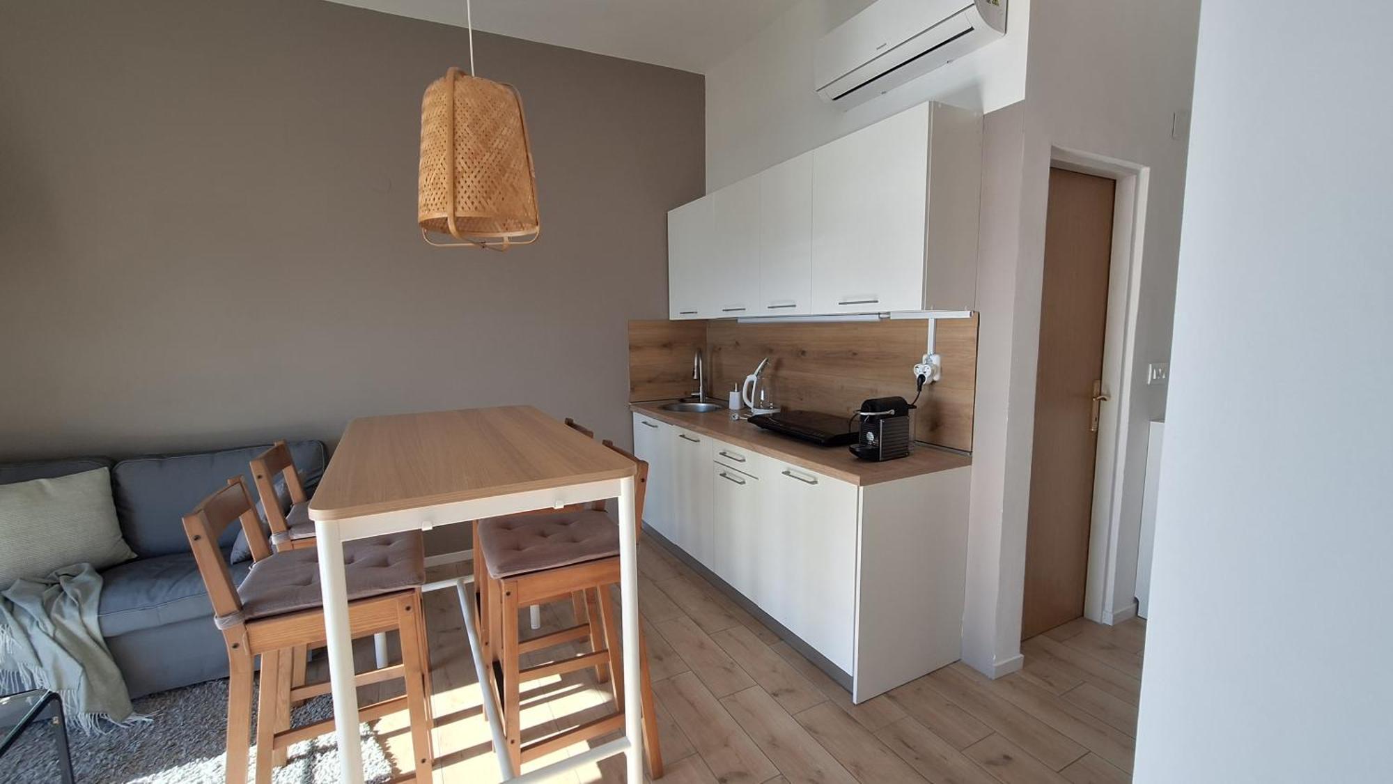 Ferienwohnung Mit 180° Meerblick Dobreć エクステリア 写真