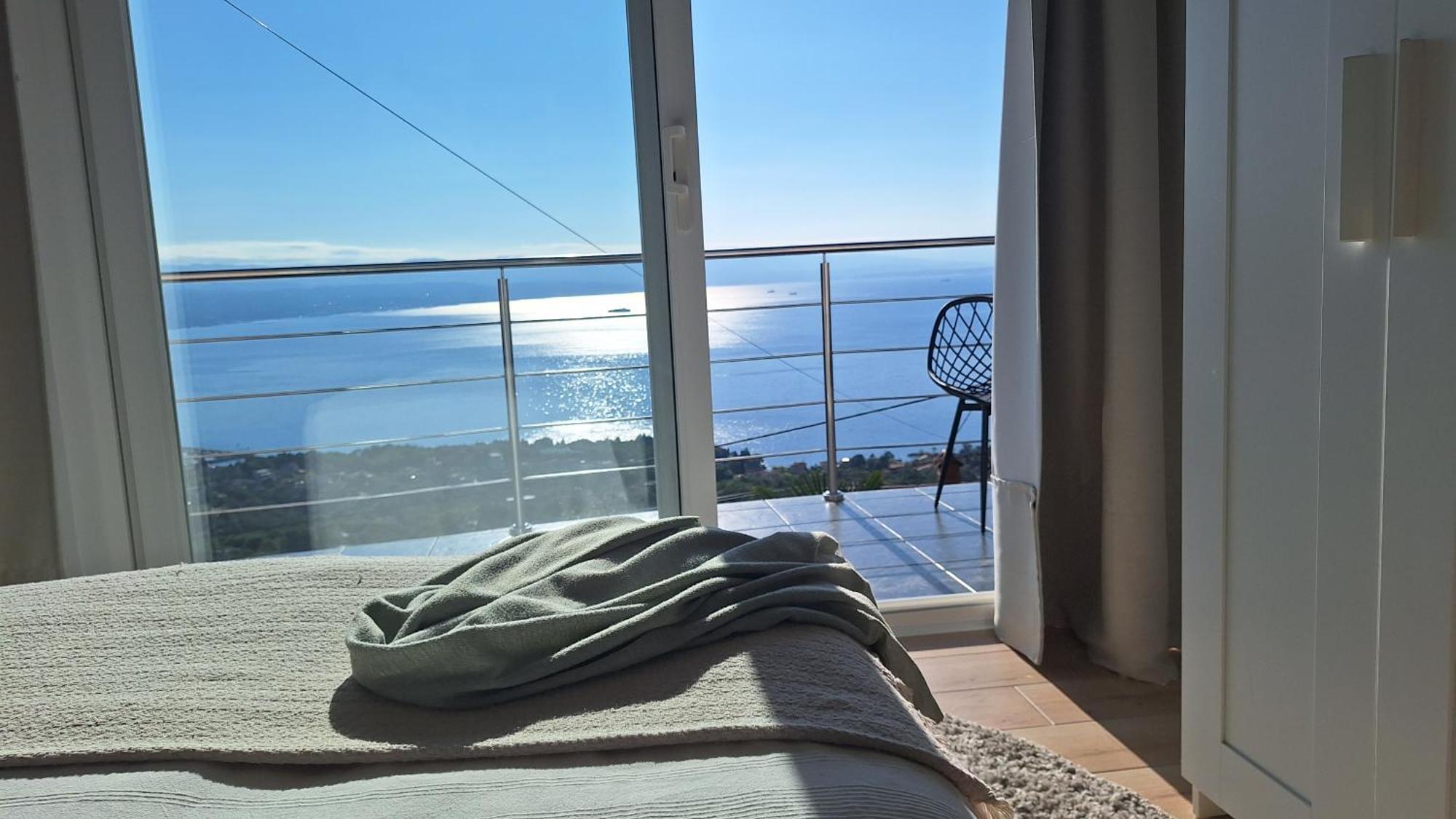 Ferienwohnung Mit 180° Meerblick Dobreć エクステリア 写真